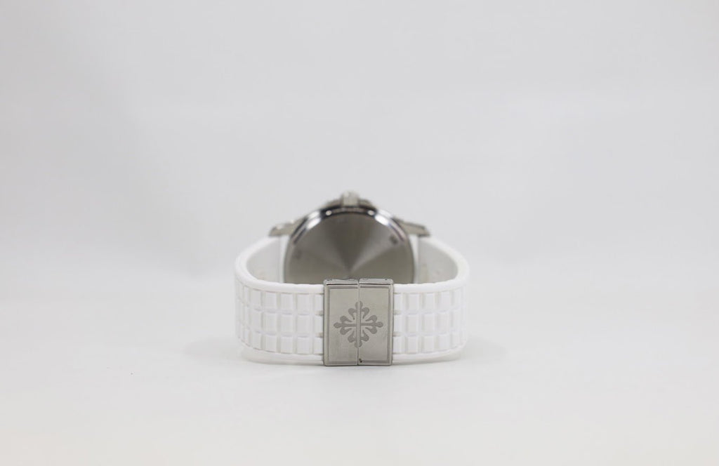 Patek Philippe 35.6mm Aquanaut Luce Glitter White Watch White Dial 5067A