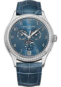 Patek Philippe 38mm Ladies Complications Annual Calender Watch Blue Dial 4947G