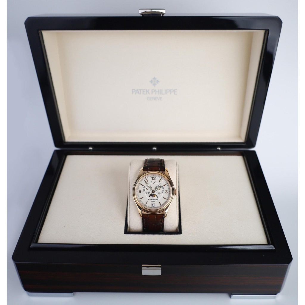 Patek Philippe 39mm Annual Calendar Compicated Watch Cream Dial 5146J
