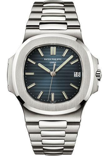 Patek Philippe 40mm Nautilus Watch Blue Dial 5711/1A