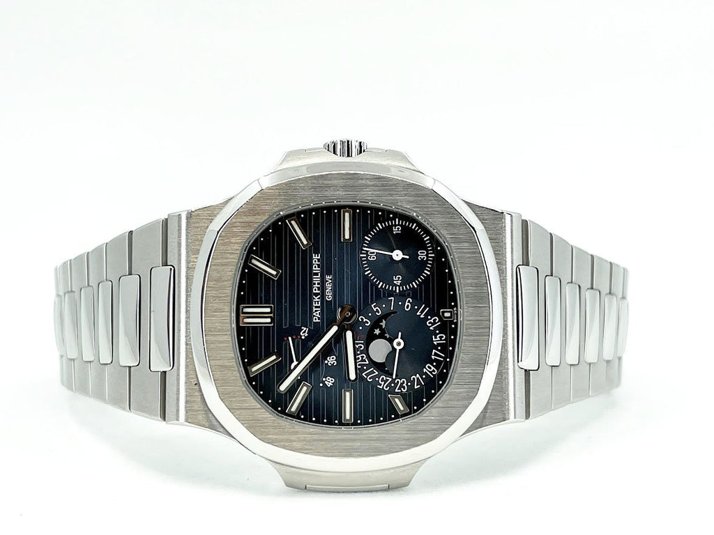 Patek Philippe 40mm Nautilus Watch Blue Dial 5712/1A