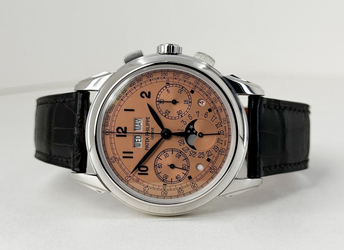 Patek Philippe 41mm Grand Complications Chronograph Perpetual Calendar - Platinum - Golden Opaline Dial Opaline Dial 5270P