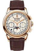 Patek Philippe 41mm Men Grand Complications Perpetual Calender Chronogragh Watch Silver Dial 5270R