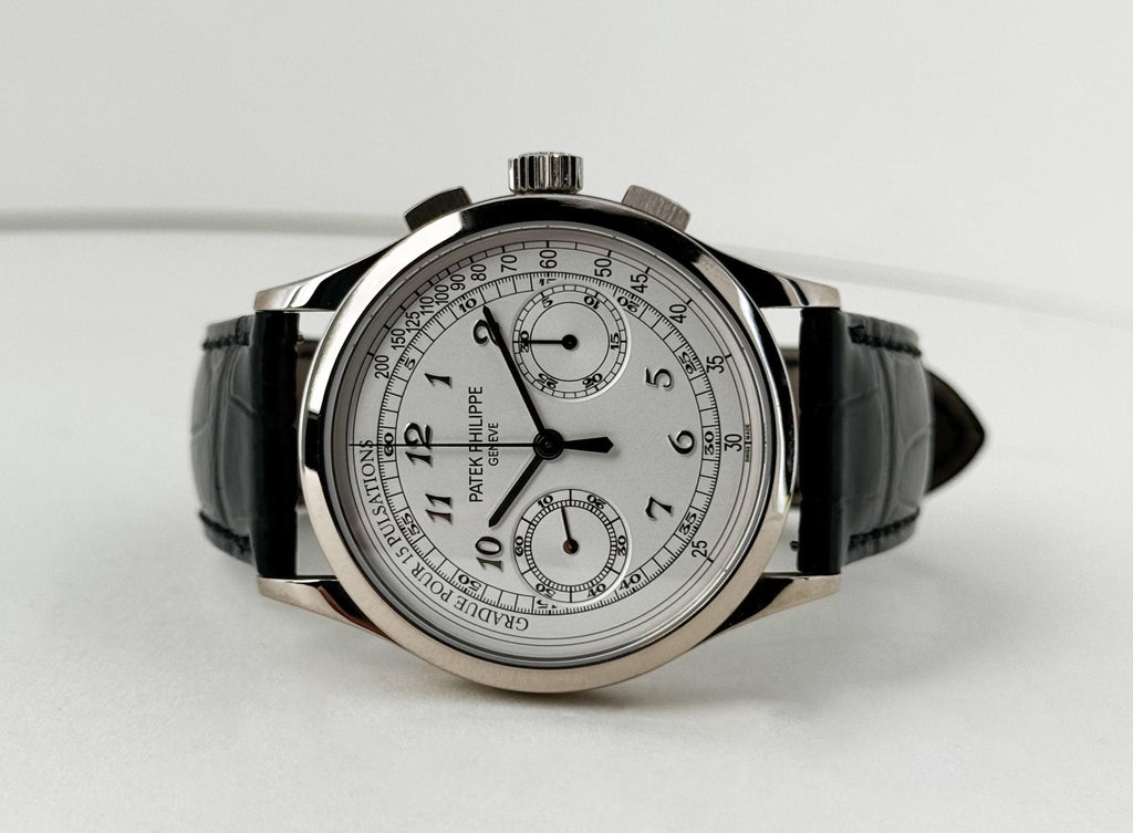 Patek Philippe 5170G-001 Complications Chronograph 39.4mm Silver White Arabic White Gold Manual