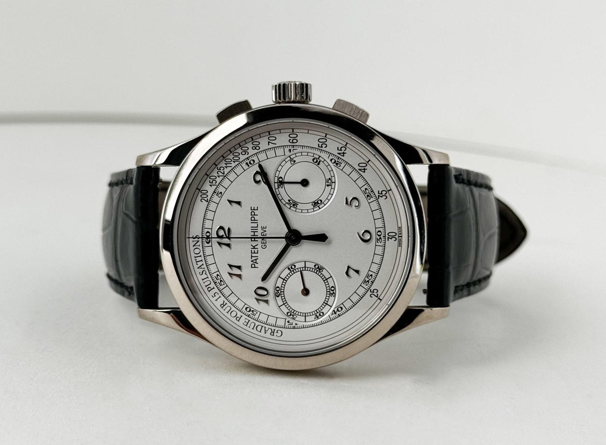 Patek Philippe 5170G-001 Complications Chronograph 39.4mm Silver White Arabic White Gold Manual