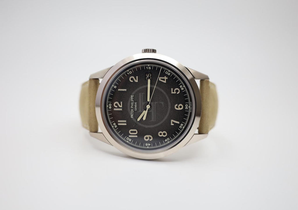 Patek Philippe Calatrava White Gold Textured Grey Dial | 5226G-001
