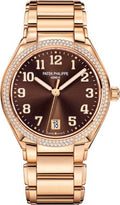 Patek Philippe Twenty~4 Ladies Rose Gold Brown Sunburst | 7300/1200R-001