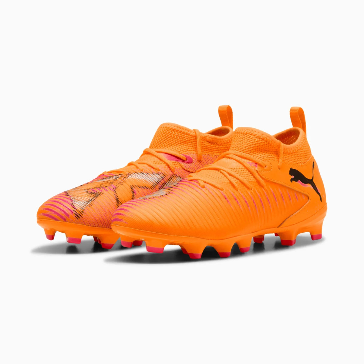 New Arrival Puma Junior Future 8 Match Firm/Artificial Ground Soccer Cleats - Hot Pursuit Pack (FA25)