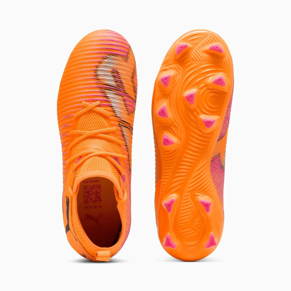 New Arrival Puma Junior Future 8 Match Firm/Artificial Ground Soccer Cleats - Hot Pursuit Pack (FA25)