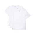 New Arrival LACOSTE  CREW NECK SLIM FIT T-Shirt 3 PACK Men - WHITE